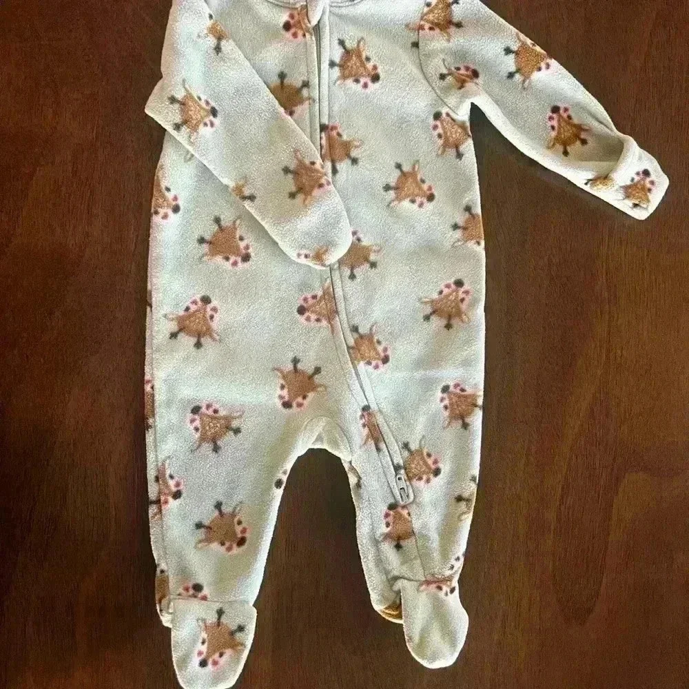 OLD NAVY. Lot of 3 Baby Boy Pajamas Long Sleeve 0-3 Months - Picture 13 of 16